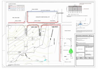 Melhorias com calçadas na Rua Benedito Lemes de Souza, no Conjunto Oiti (Reprodução/Prefeitura de Adamantina)