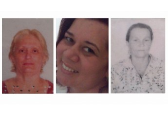 Professora Magda Regina Lapere (Tupi Paulista), Juliana Gâmbaro Souza (Andradina) e Orelinda dos Santos Souza (Santa Mercedes), que morreram no acidente de hoje (Foto: Reprodução/Portal Regional/Jornal Regional Dracena).