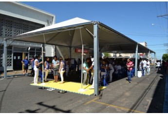 UniFAI-Social registra mais de 600 atendimentos no sábado, dia 1º; ação, em comemoração ao Dia Mundial da Saúde e da Nutrição, foi realizada no Centro da cidade. (Foto: Daniel Torres)