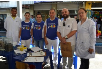 UniFAI-Social registra mais de 600 atendimentos no sábado, dia 1º; ação, em comemoração ao Dia Mundial da Saúde e da Nutrição, foi realizada no Centro da cidade. (Foto: Daniel Torres)