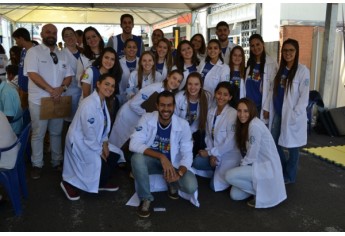 UniFAI-Social registra mais de 600 atendimentos no sábado, dia 1º; ação, em comemoração ao Dia Mundial da Saúde e da Nutrição, foi realizada no Centro da cidade. (Foto: Daniel Torres)