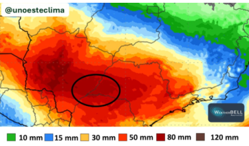 Frente fria pode provocar mudança no tempo e trazer chuva para a região a partir de quarta (10)