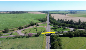 Eixo SP inicia ampliação do viaduto no trevo de Inúbia Paulista