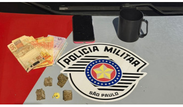 Homem é preso por tráfico de drogas durante ação da PM em Adamantina