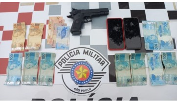 Com simulacro de arma de fogo adolescente rouba R$ 1 mil em empresa de Adamantina; PM apreende menor