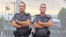 De Adamantina, cabos Rodrigo Lopes e Rodrigo de La Viuda de Andrade são PMs do Mês pelo 25º Batalhão