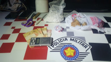 Ao tentar fugir da PM em Lucélia, homem de 22 anos acaba preso por tráfico de drogas