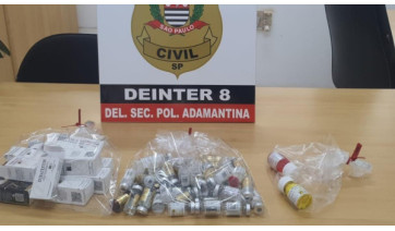Operação da Polícia Civil apreende substâncias e medicamentos em imóvel de Inúbia Paulista