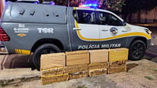 TOR apreende mais de 300 quilos de maconha e recupera carro roubado em Pacaembu