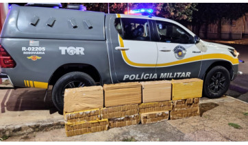 TOR apreende mais de 300 quilos de maconha e recupera carro roubado em Pacaembu