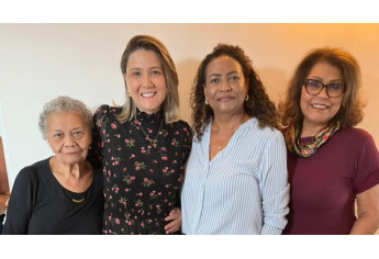 Jaqueline Rombi inaugura o Centro Dia Florescer, em Adamantina (Acervo Pessoal).