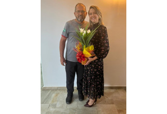 Jaqueline Rombi inaugura o Centro Dia Florescer, em Adamantina (Acervo Pessoal).