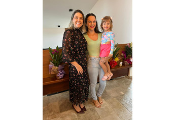 Jaqueline Rombi inaugura o Centro Dia Florescer, em Adamantina (Acervo Pessoal).