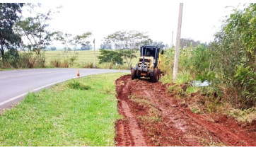 Empresa contratada pela Prefeitura de Adamantina inicia obras da ciclovia na vicinal para Lucélia