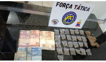 Jovem de 20 anos é preso por tráfico de drogas em Flórida Paulista