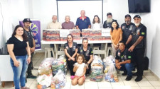 Alimentos arrecadados no MotoRock beneficiam entidades assistenciais de Adamantina