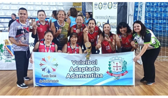 Adamantina é vice-campeã regional na Série Ouro da Superliga de Vôlei Melhor Idade