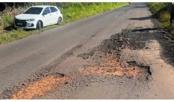 Rodovia Plácido Rocha recebe manutenção emergencial em ponto crítico