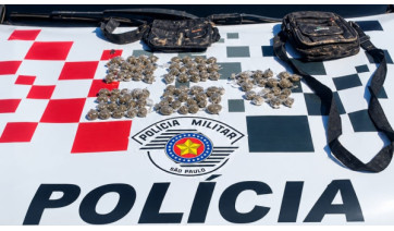 PM apreende 92 porções de maconha escondidas em imóvel abandonado em Flórida Paulista