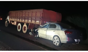 Colisão traseira deixa uma vítima fatal em rodovia da região