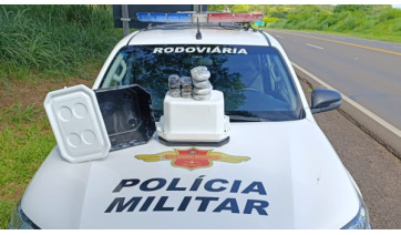 Passageiro é preso com mais de 3 kg de droga em ônibus na SP-294, em Pacaembu