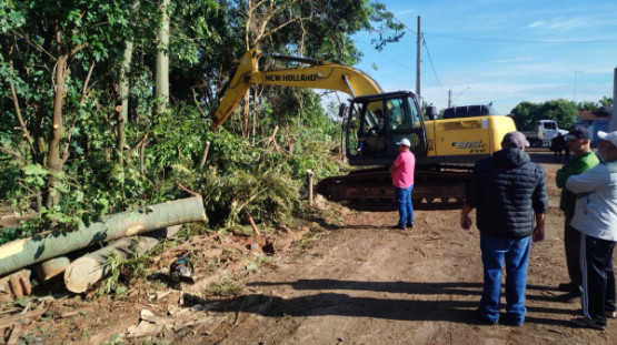 Prefeitura inicia supressão pontual de árvores na área verde da Estância Dorigo