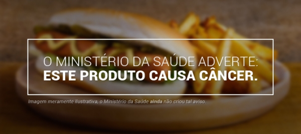 Em breve, poderemos ter avisos em produtos à base de carne semelhantes aos das embalagens de cigarro