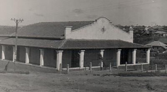 Sede do ATC, onde hoje funciona o Tiro de Guerra de Adamantina (Arquivo).