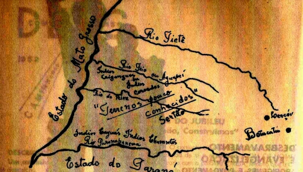 Mapa: A Evangelização da Alta Paulista (Fonte: Diocese de Marília).