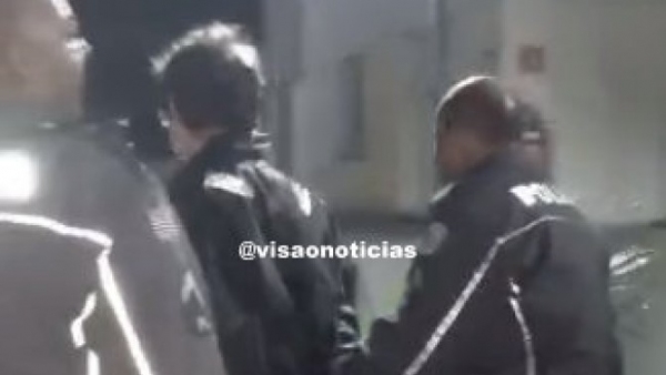 Prisão em flagrante foi realizada pela Polícia Militar (Reprodução/Visão Notícias).