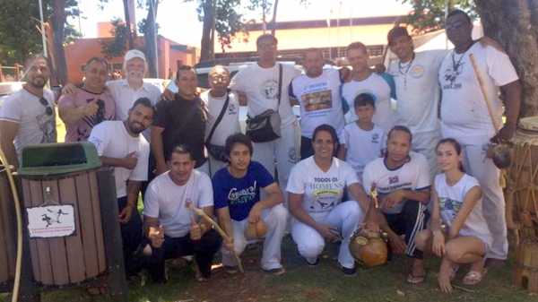 Capoeira de Adamantina participa de encontro que promove a integração e troca de experiências entre praticantes (Foto: Acervo Pessoal).