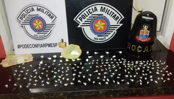 PM prende traficante de Lucélia quando transportava droga a Adamantina