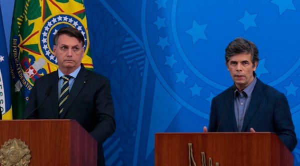 Presidente Jair Bolsonaro anunciou o médico Nelson Teich como novo ministro da Saúde  (Marcello Casal Jr/Agência Brasil).