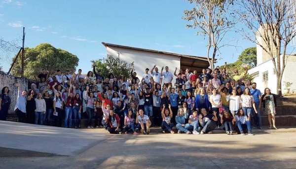 Encontro objetivou integrar os gremistas das escolas e organizar de forma coletiva propostas de melhoria para as escolas estaduais (Foto: Cedida).