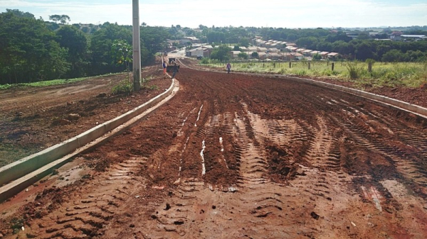 Obra de asfaltamento vai ligar Jardim Brasil e Parque Itamarati (Cedida/PMA).