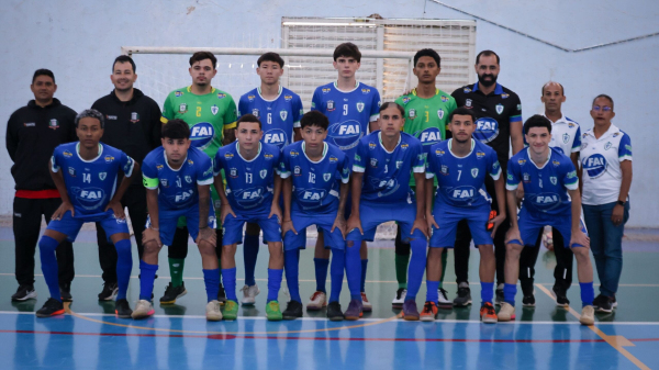 Equipe de futsal FAI/Adamantina (Imagem: Rita Nery).