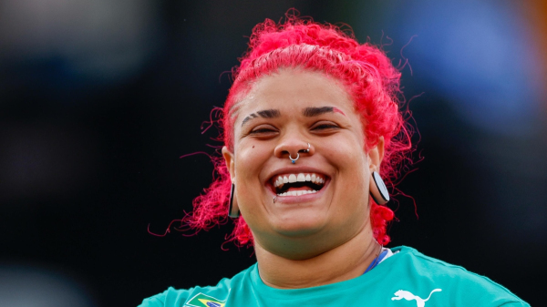 Izabela faz indice olimpico no lan?amento do disco em prova da Diamond League na China (Foto: Wagner Carmo/CBAt).