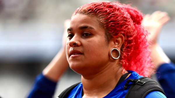 Atleta adamantinense no Japao (Foto: Fernanda Paradizo/CBAt).