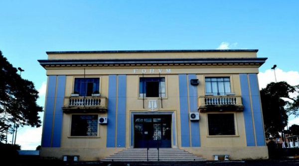 Fórum da Comarca de Lucélia, onde a juiz da 1ª Vara determinou a prisão do ex-prefeito (Arquivo).