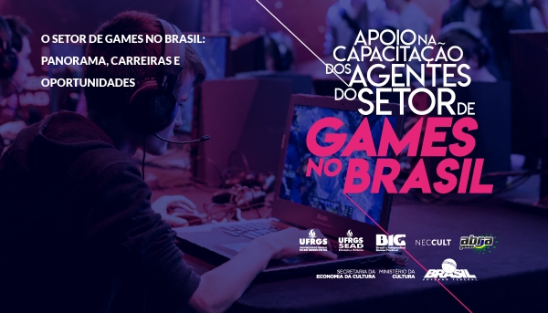 Dados do Ministério da Cultura apontam que o faturamento do setor de games no Brasil em 2017 alcançou R$ 1,3 bilhão. O faturamento mundial no mesmo ano foi R$ 116 bilhões. (Imagem: NECCULT-UFRGS).