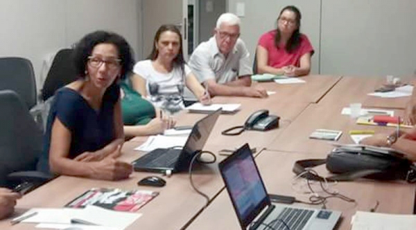 Antônio Manzano em reunião na UNISOL, em São Bernardo do Campo (Foto: Arquivo Pessoal).