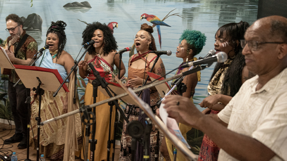 Sarau com o grupo Axéstético está na programação (Foto: Tiago Angelo).