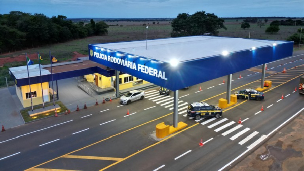 Unidade Operacional da PRF na BR-158 em Paranaiba, no Mato Grosso do Sul (Divulgacao/PRF).