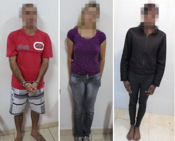 Três foram indiciados por receptação. Autor do furto continua foragido. Foto: DIG