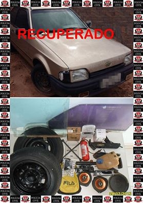 DIG de Adamantina recupera veículo furtado