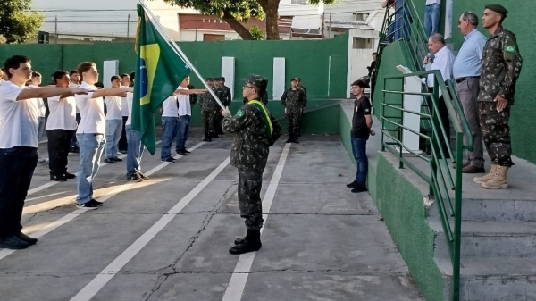 Solenidade realizada no Tiro de Guerra (Cedida/PMA).
