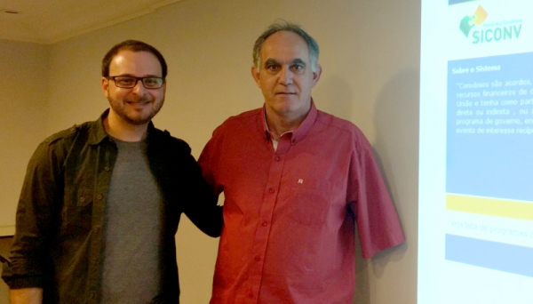 Diretor de Convênios e Projetos Institucionais da UniFAI, Prof. Dr. Delcio Cardim, participou do curso sobre Siconv (Foto: UniFAI).