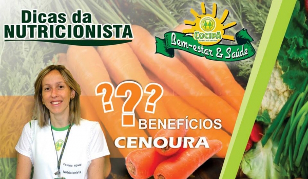 Benefícios da cenoura para a alimentação e saúde