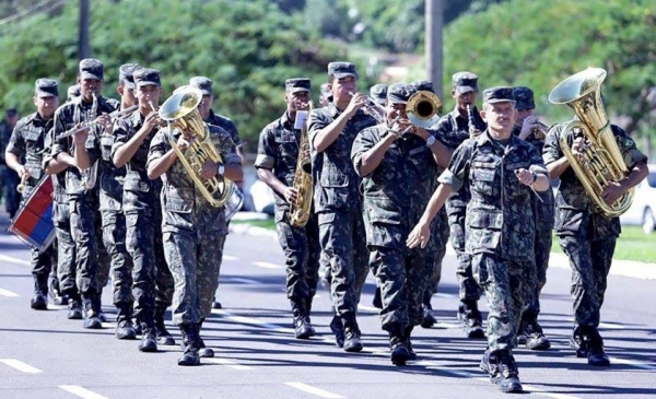 Banda do Exército, de Lins, traz repertório variado na apresentação que faz hoje em Adamantina (Foto: Cedida/Divulgação).