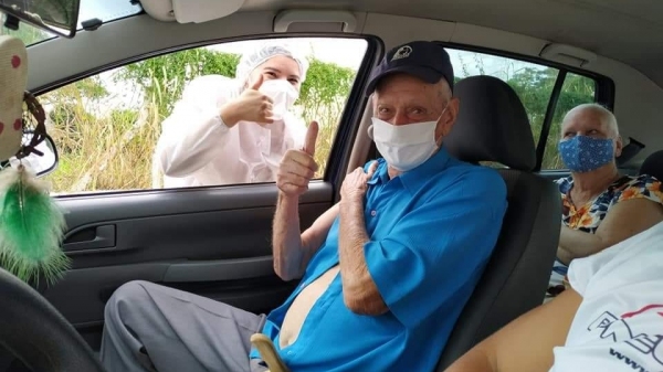 Cobertura vacinal contra a Covid-19 em Adamantina, em primeira dose, ocupa a posição de número 37, no Estado, e é a quarta na região da AMNAP (Foto: Divulgação/PMA).